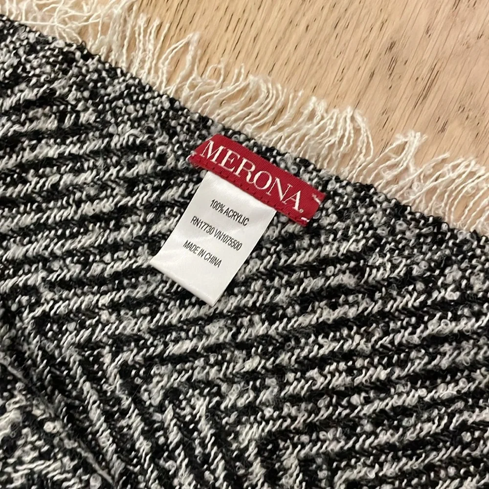 Target Merona herringbone blanket scarf